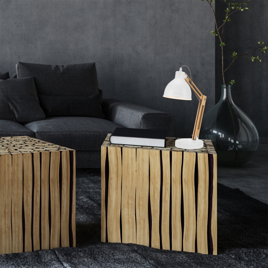 Tischlampe MARCELLO 1xE27/60W/230V Buche