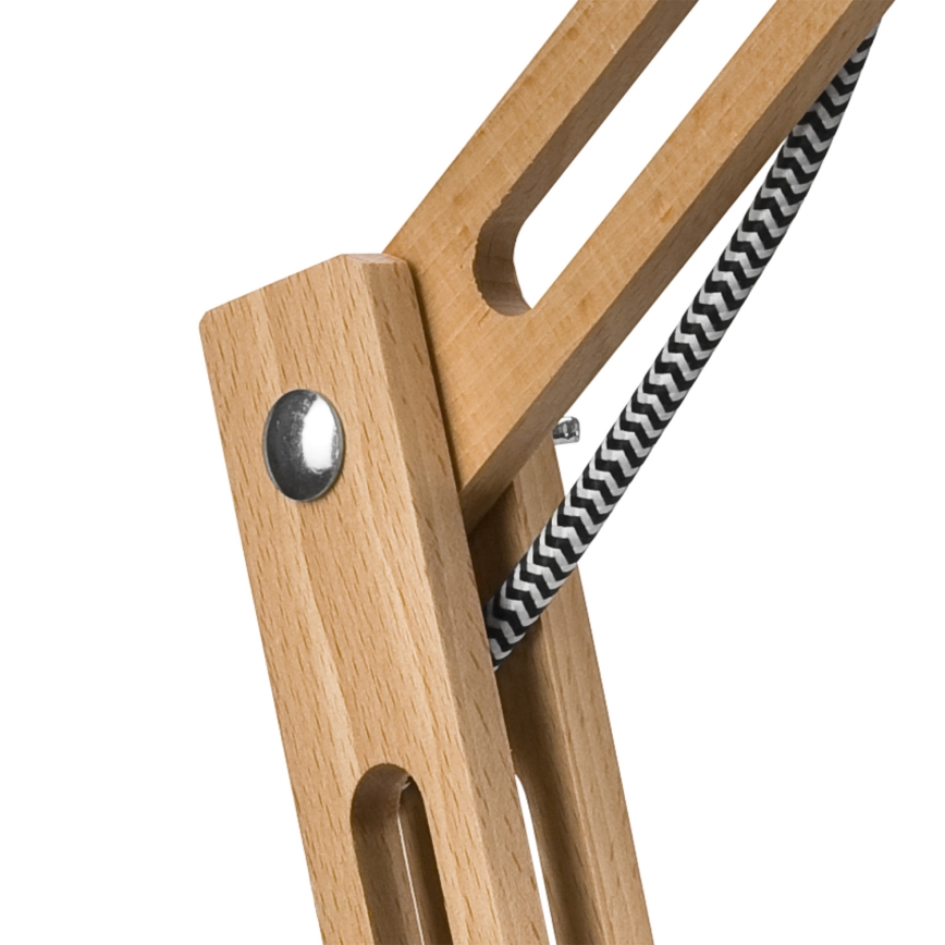 Tischlampe MARCELLO 1xE27/60W/230V Buche