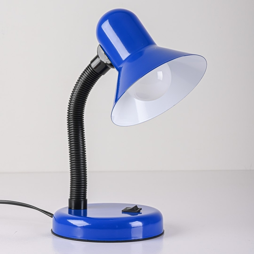 Tischlampe MENTOR 1xE27/15W/230V blau