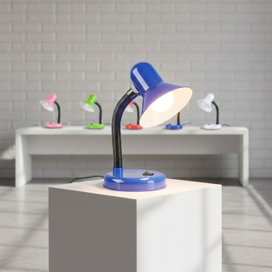 Tischlampe MENTOR 1xE27/15W/230V blau