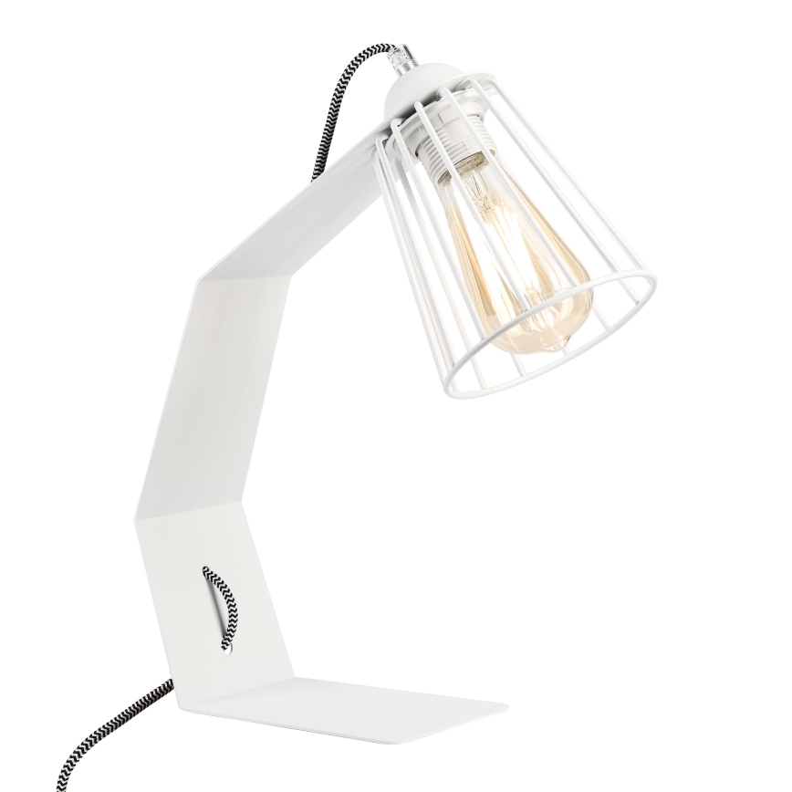 Tischlampe NANDO 1xE27/15W/230V weiß