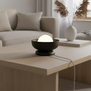 Tischlampe OZZY 1xG9/8W/230V schwarz