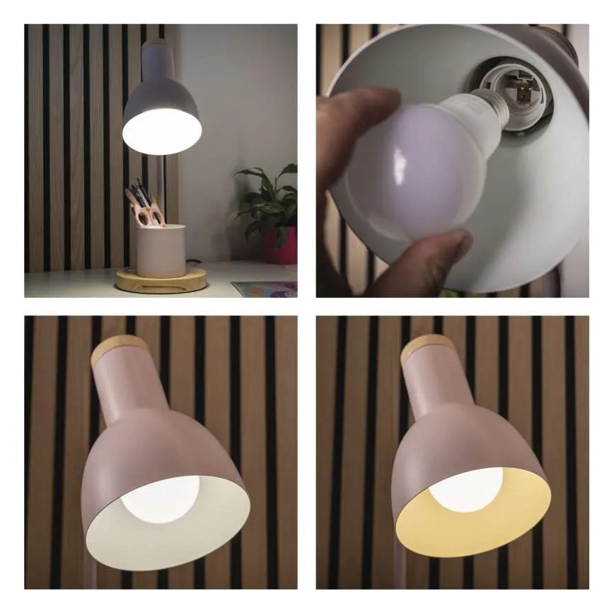 Tischlampe POPPY 1xE27/25W/230V rosa