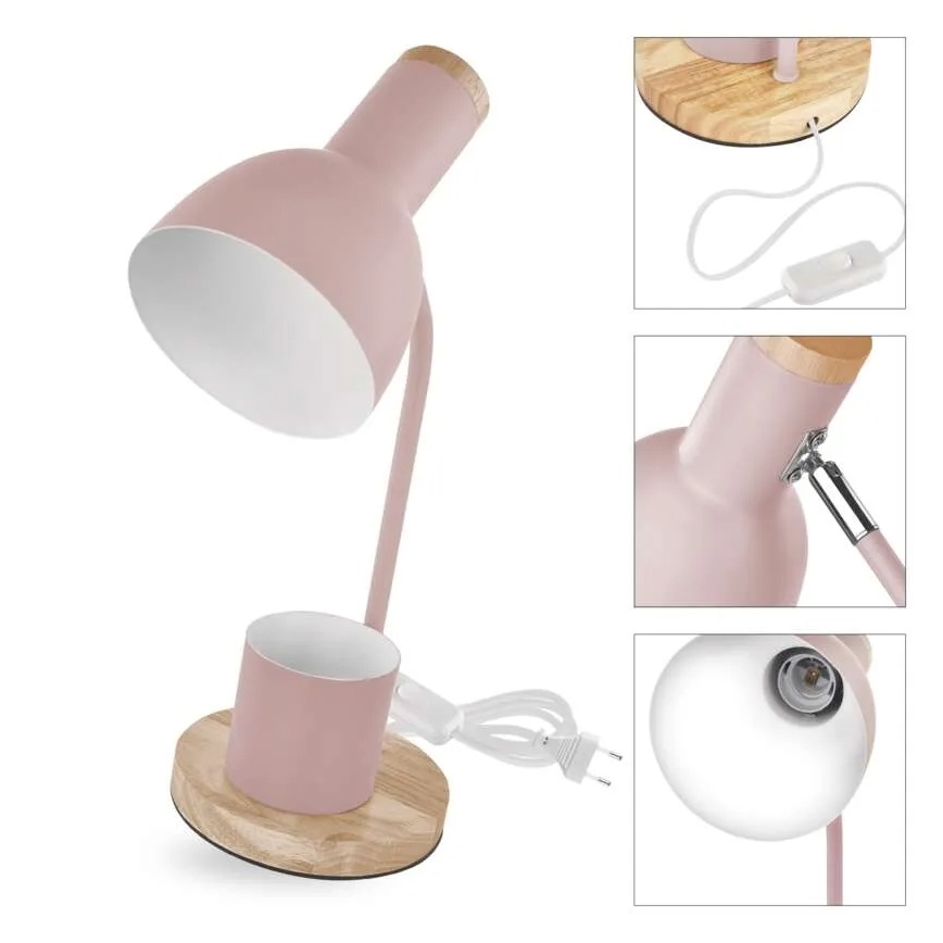 Tischlampe POPPY 1xE27/25W/230V rosa