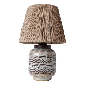 Tischlampe RAMZES 1xE27/40W/230V braun