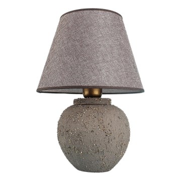 Tischlampe RAMZES 1xE27/40W/230V braun