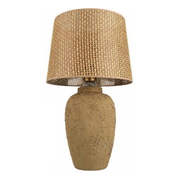 Tischlampe RAMZES 1xE27/40W/230V braun