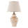 Tischlampe RAMZES 1xE27/40W/230V cremefarben/goldfarben