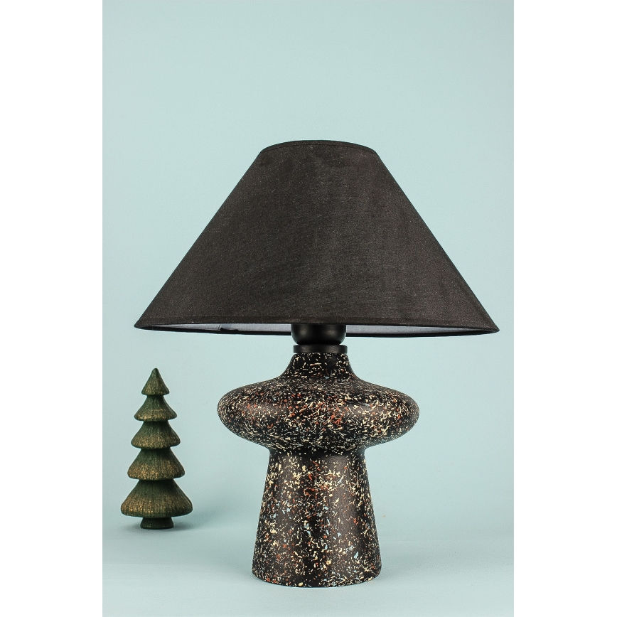 Tischlampe RAMZES 1xE27/40W/230V schwarz