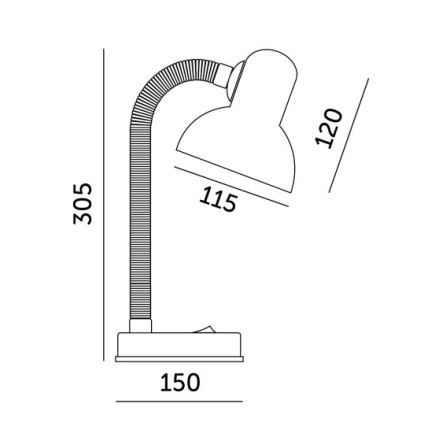 Tischlampe SMIESZEK 1xE27/40W/230V pink