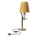 Tischlampe VITORIA 1xE14/40W/230V gelb/Messing