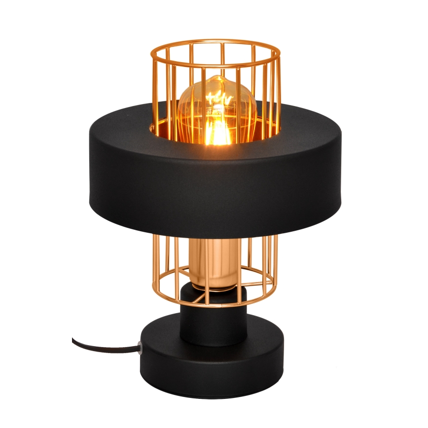 Tischlampe VOLTA 1xE27/15W/230V schwarz/golden