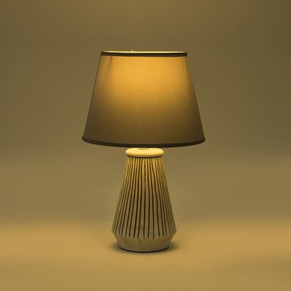 Tischleuchte 1xE14/40W/230V Patina/grau