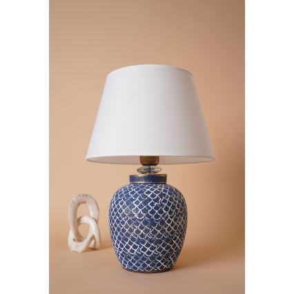 Tischleuchte 1xE27/40W/230V blau