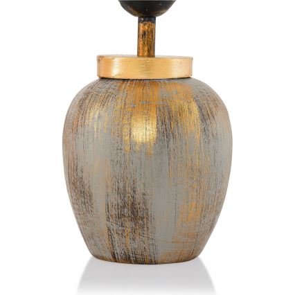 Tischleuchte 1xE27/40W/230V golden/beige