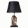 Tischleuchte 1xE27/40W/230V schwarz/golden