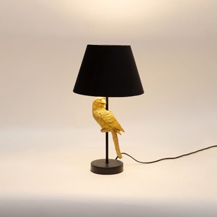 Tischleuchte 1xE27/40W/230V schwarz/golden