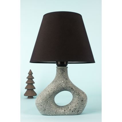 Tischleuchte 1xE27/40W/230V schwarz/grün