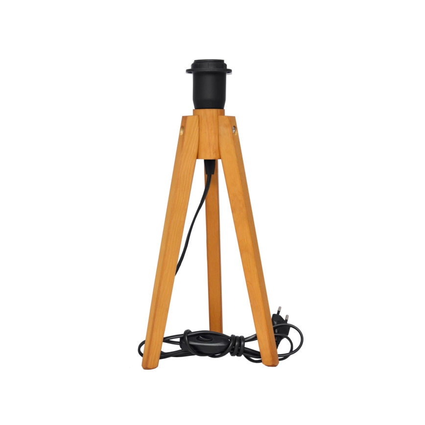 Tischleuchte ALBA 1xE27/15W/230V schwarz/golden/Eiche