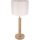 Tischleuchte BENITA 1xE27/60W/230V 61 cm cremefarben/Eiche