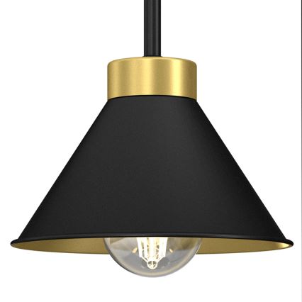 Tischleuchte DEMET 1xE27/15W/230V schwarz/golden
