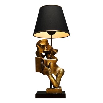 Tischleuchte LECTURE 1xE27/40W/230V schwarz/golden