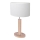 Tischleuchte MERCEDES 1xE27/40W/230V 46 cm weiß/Eiche