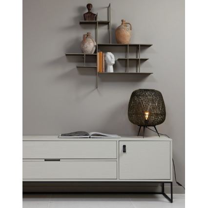 Tischleuchte MOZA 1xE27/60W/230V Bambus grün