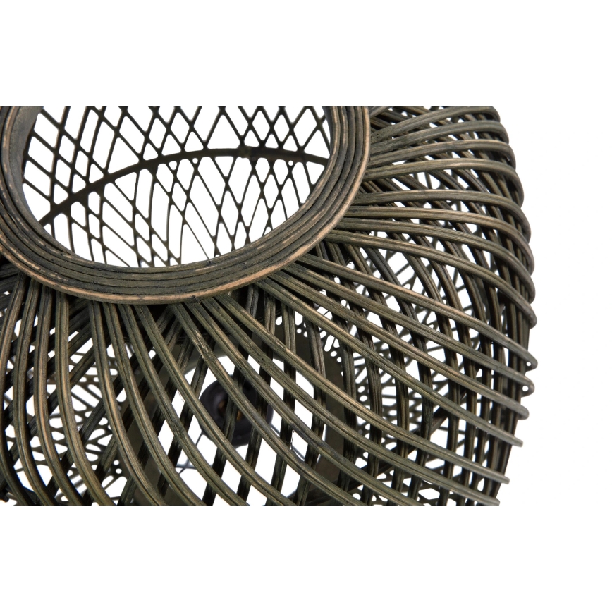 Tischleuchte MOZA 1xE27/60W/230V Bambus grün