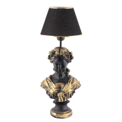Tischleuchte OPELYA 1xE27/40W/230V schwarz/golden