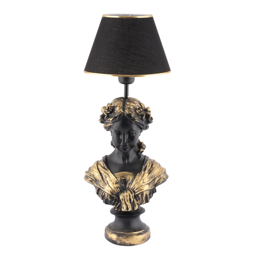 Tischleuchte OPELYA 1xE27/40W/230V schwarz/golden