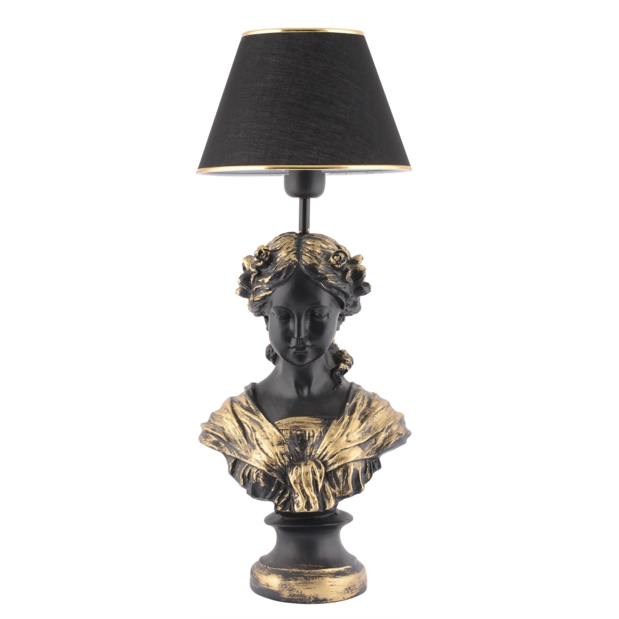 Tischleuchte OPELYA 1xE27/40W/230V schwarz/golden