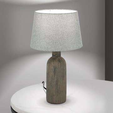 Tischleuchte ORCHID 1xE27/40W/230V Keramik braun/grau