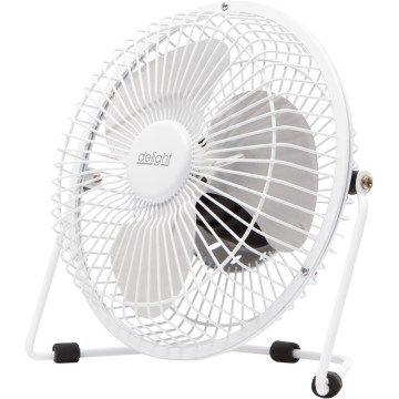 Tischventilator 1,75 W / 5 V USB, Ø 18 cm, weiß