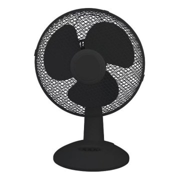 Tischventilator 38 W/230 V Ø 25 cm schwarz