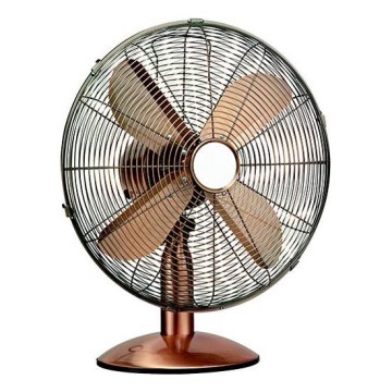 Tischventilator 50W/230V d 30 cm kupfern