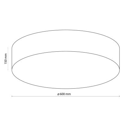 TK Lighting 1584 - Deckenleuchte RONDO 4xE27/15W/230V