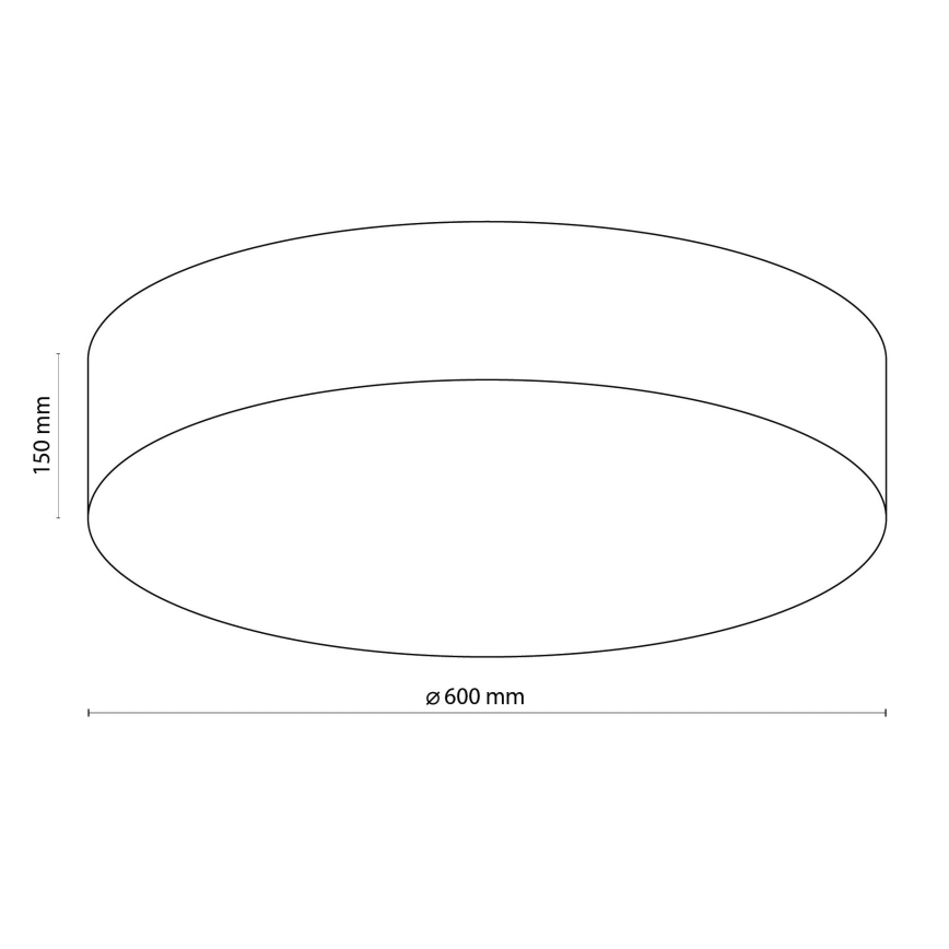 TK Lighting 1584 - Deckenleuchte RONDO 4xE27/15W/230V