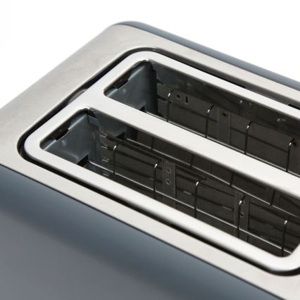 Toaster mit zwei Öffnungen 900W/230V Edelstahl/Grau
