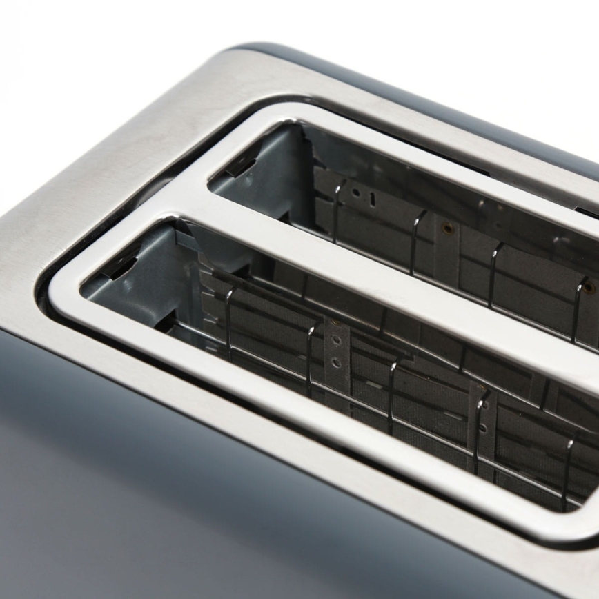 Toaster mit zwei Öffnungen 900W/230V Edelstahl/Grau
