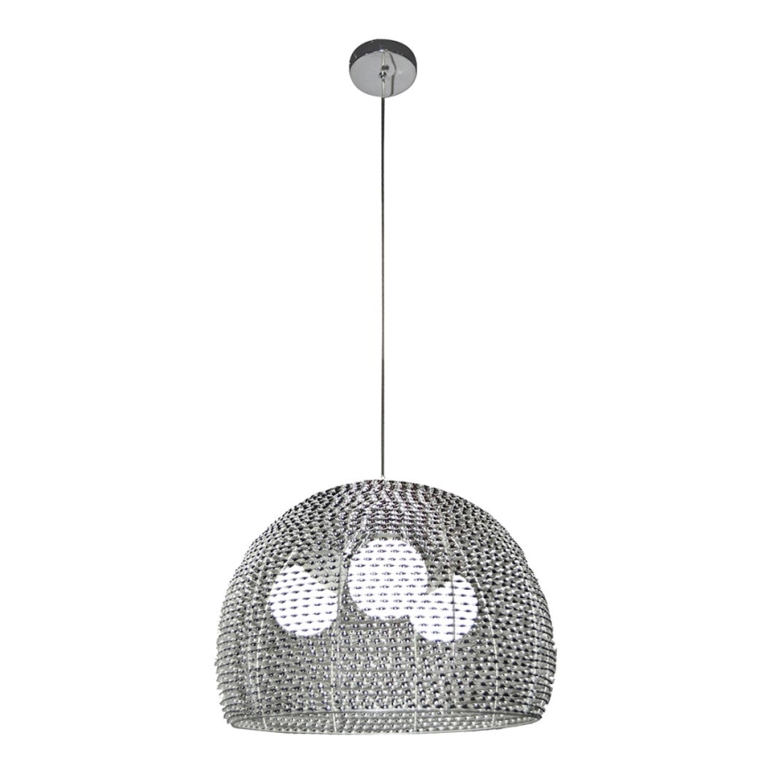 Top Light Davos 50 - Hängeleuchte DAVOS 3xE27/60W/230V glänzendes Chrom