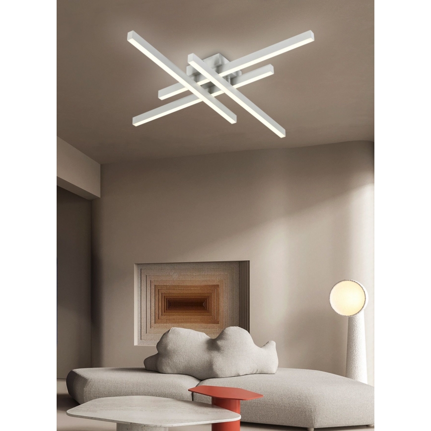 Top Light - Dimmbare LED-Aufbauleuchte CROSS LED/50W/230V 3000-6500K + Fernbedienung