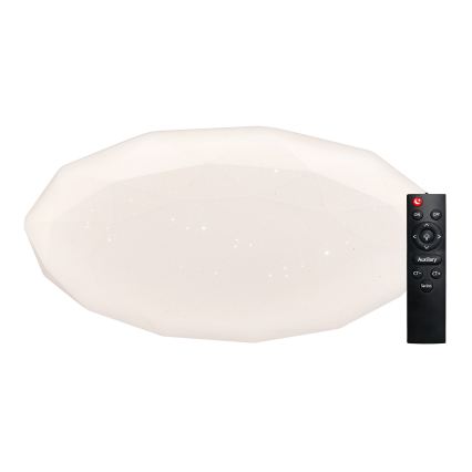 Top Light - LED-dimmbare Badezimmer-Deckenleuchte SPARKLE LED/60W/230V 3000-6500K IP44 Ø 49 cm weiß + Fernbedienung