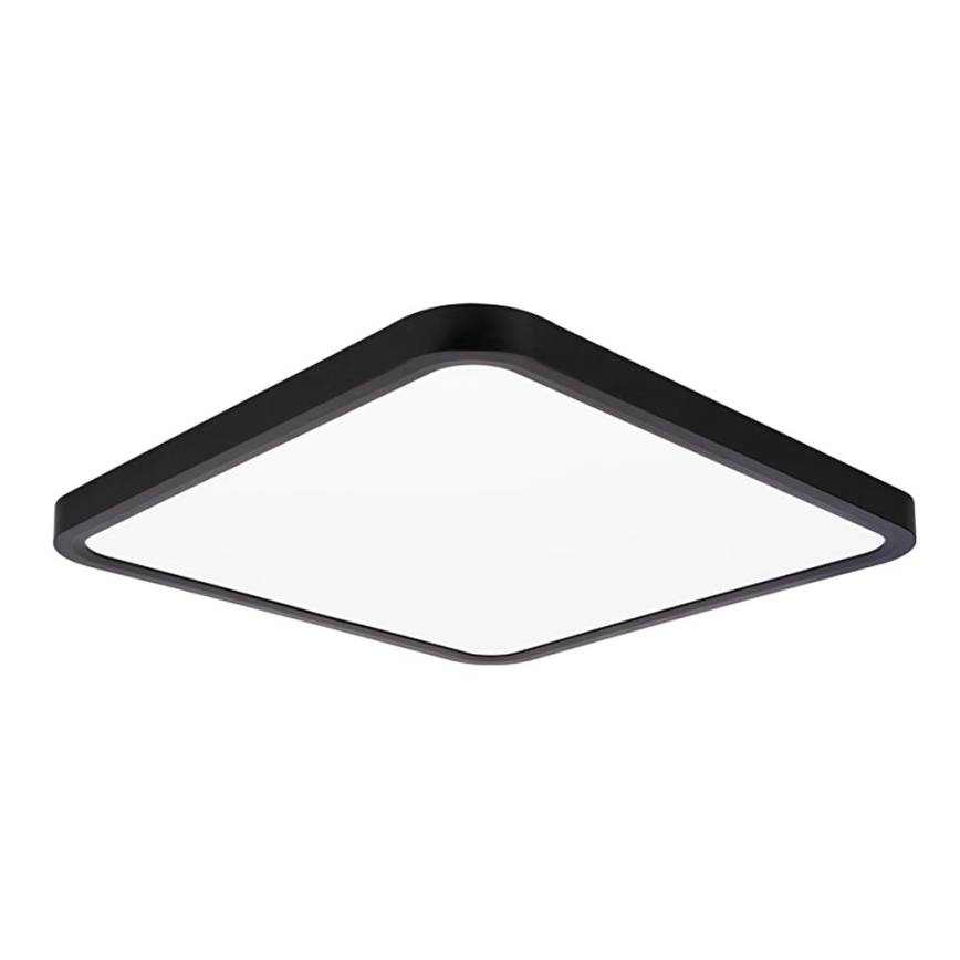 Top Light - Dimmbare LED-Deckenleuchte REVIT LED/36W/230V 3000-6500K 40x40 cm schwarz + Fernbedienung