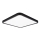 Top Light - Dimmbare LED-Deckenleuchte REVIT LED/36W/230V 3000-6500K 40x40 cm schwarz + Fernbedienung