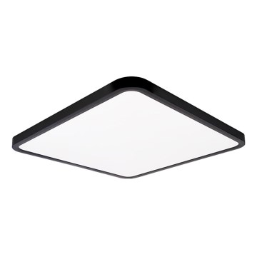 Top Light - Dimmbare LED-Deckenleuchte REVIT LED/50W/230V 3000-6500K 50x50 cm schwarz + Fernbedienung