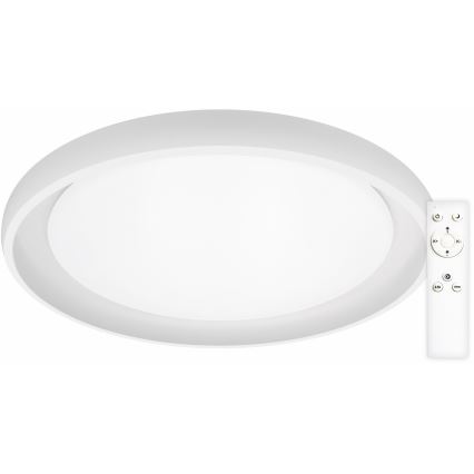 Top Light - Dimmbare LED-Deckenleuchte SALERNO LED/60W/230V 3000-6500K d 60 cm weiß + Fernbedienung