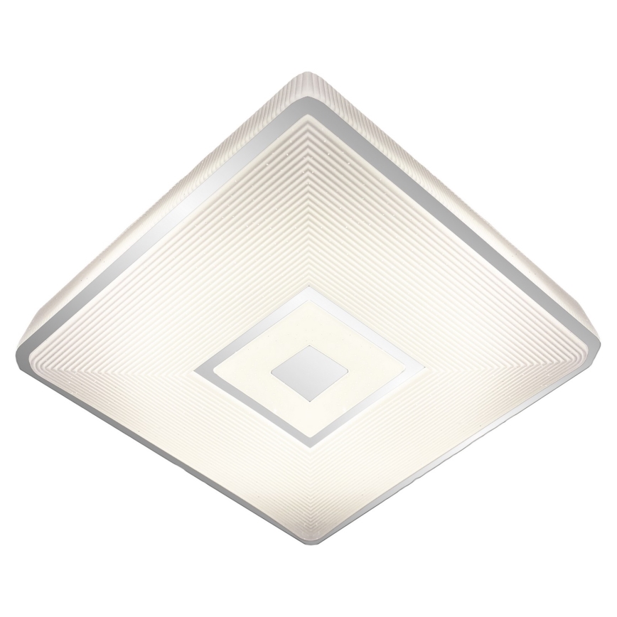 Top Light - Dimmbare LED-RGB-Deckenleuchte RAINBOW LED/24W/230V eckig + Fernbedienung