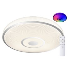 Top Light - Dimmbare LED-RGB-Deckenleuchte RAINBOW LED/24W/230V rund + Fernbedienung