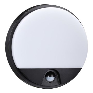 Top Light - LED Außenwandleuchte mit Bewegungs- und Dämmerungssensor BARI LED/15W/230V 4000K IP54